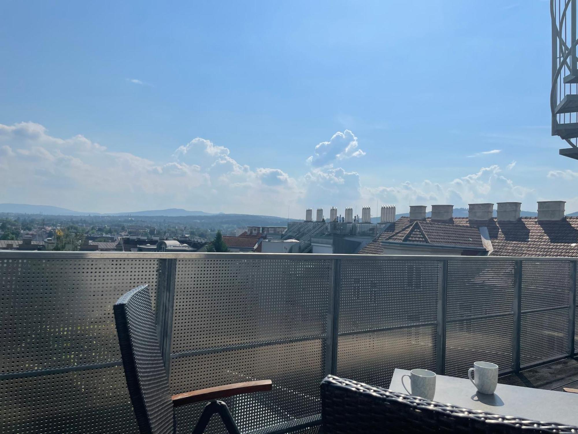 Rooftop Terrace- Panoramablick Ueber Wien 아파트 외부 사진